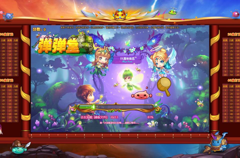 Q版回合竞技页游【弹弹堂10.8独家纹章版】11月最新整理Win一键服务端+管理后台+详细搭建教程|七九网单