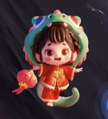 子比主题 – 顶部可爱小人挂件|七九网单